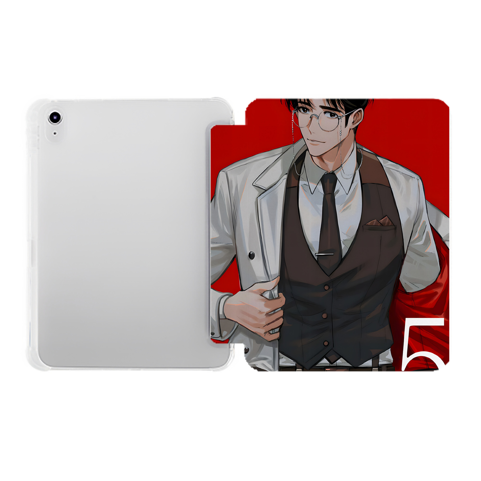 （画像用） SLAM DUNK／スラムダンク IPad ケース ペン収納付き 三つ折りスタンド PUレザー×シリコン 対応機種9.5/10.5/10.9インチ